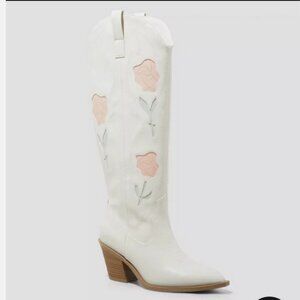 Dixie Bone Floral Western Cowboy Boots with Memory Foam - Universal Thread 9.5